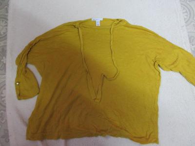 svetr-triko  žluté MANGO velké 