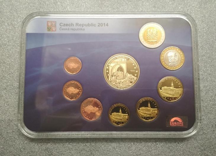 Zřídka nabízená sada euronávrhů 2014 - PROOF - náklad jen 5000ks !!! - Numismatika