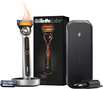 Holící strojek Gillette Labs Heated Razor + cestovní pouzdro