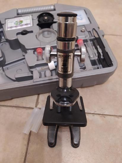 Dětský mikroskop set v kufříku, zoom 100x-900x - Hračky