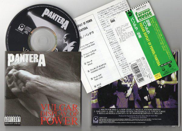CD Pantera - Vulgar Display of Power (1992) Japan včetně OBI