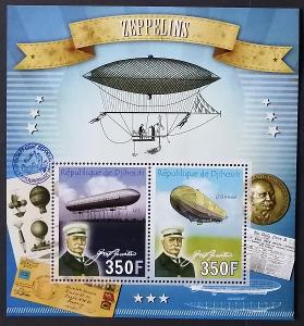 Džibutsko 2013 - Komplet, Hrabě von Zeppelin a jeho vzducholodě