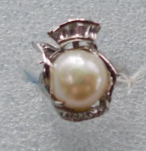 Prsten - přírodní kultivovaná perla