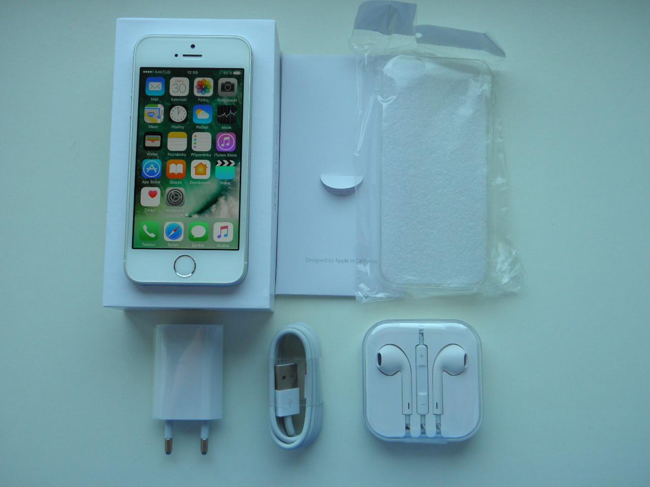 APPLE iPhone SE 64GB Silver - ZÁRUKA 12 MĚSÍCŮ - KOMPLETNÍ BALENÍ - Mobily a smart elektronika