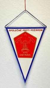 Vlaječka Společně proti požárům VPÚ Ostrava. 1945-1980 35let útvaru
