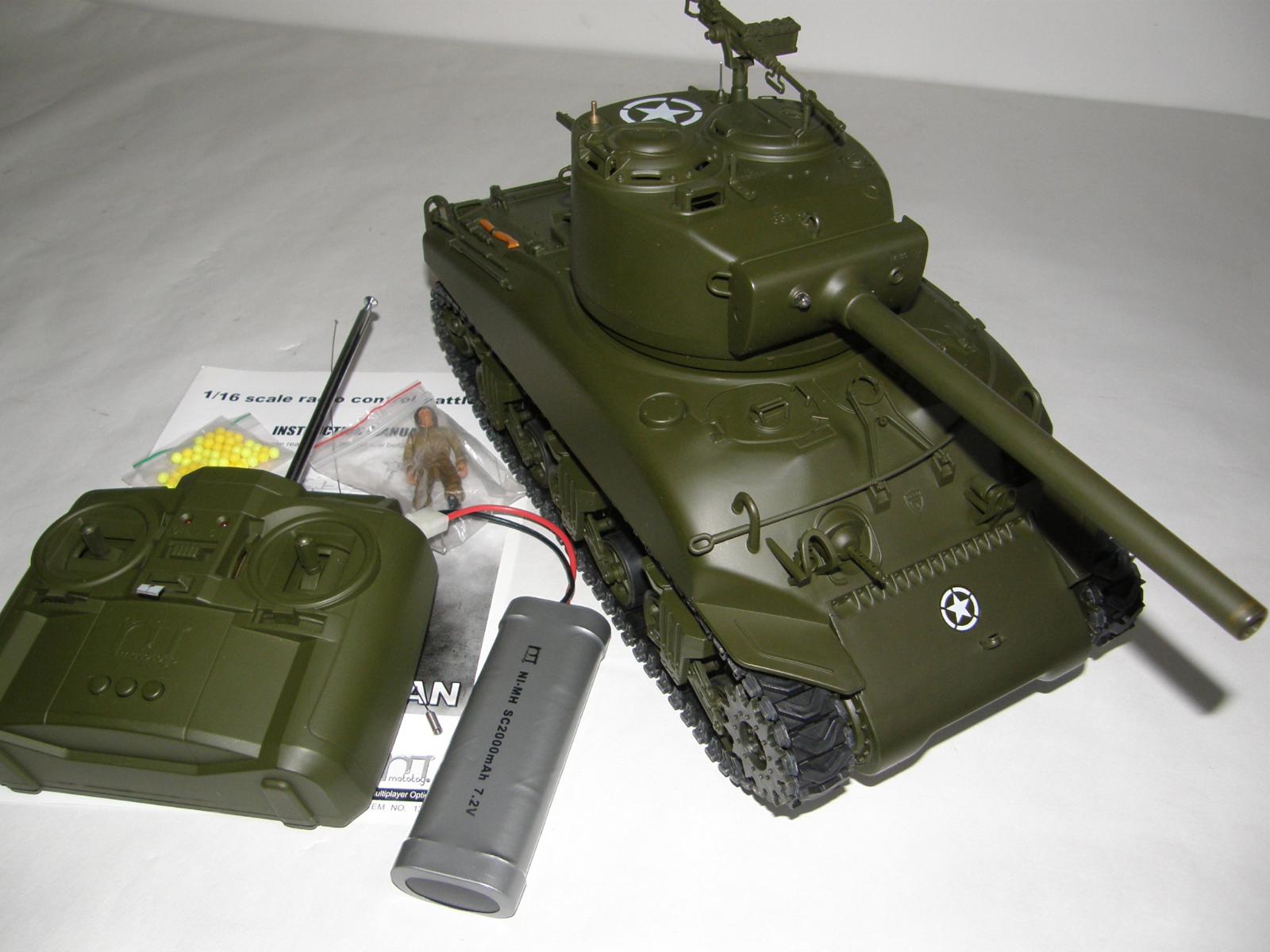最安値定番Mato toys 1/16 M4A1(76)W SHERMAN M4シャーマンフルオペ フルセット　一部部品なし 主力戦車（MBT）