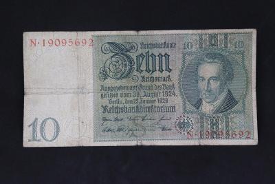 10 Mark, 1929, serie N