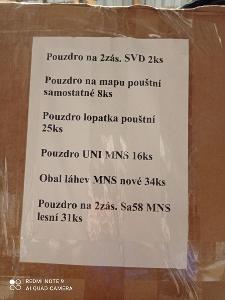 Velká krabice sumky - pouzdra MNS-2000 ačr nové - Balík č.3