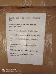 Velká krabice sumky - pouzdra MNS-2000 + NPP ačr nové - Balík č.10