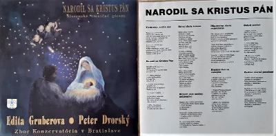 LP NARODIL SA KRISTUS PÁN Edita Gruberova, Peter Dvorsky + texty