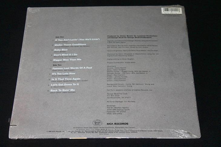 LP - George Strait ‎- If You Ain't Lovin' (You Ain't Livin')  (d23) - Hudba