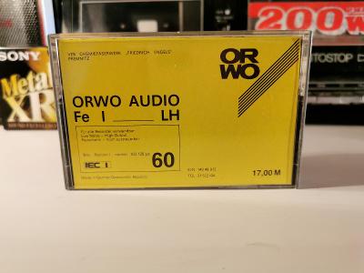 MC KAZETA ORWO AUDIO made in DDR + krásný obal