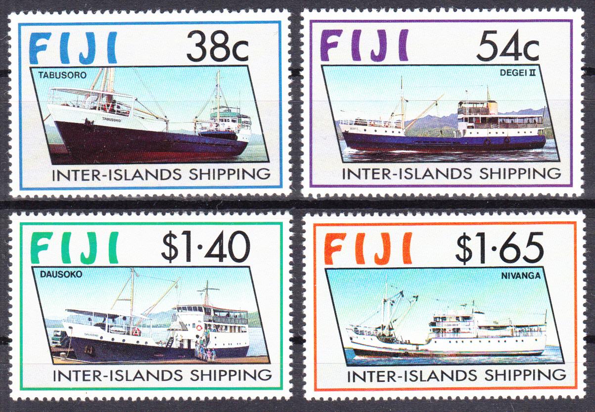 Fidži ** Mi.656-659 Lodě - Známky
