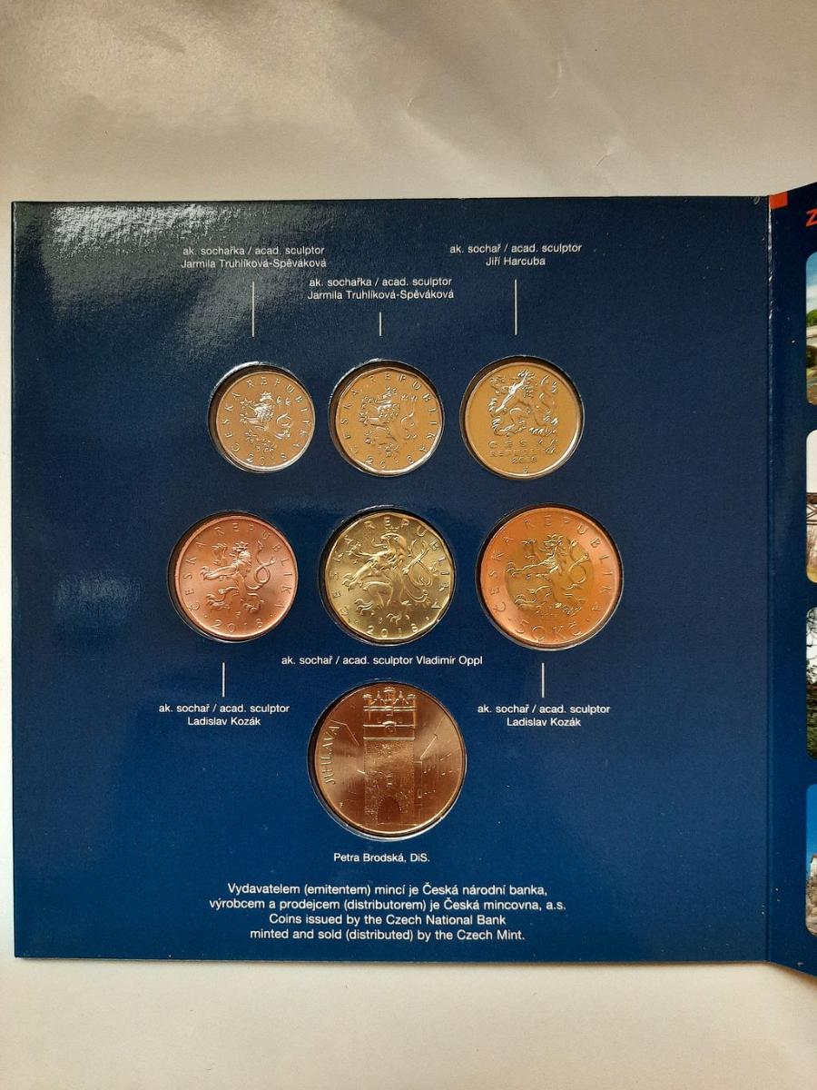 Sada oběžných mincí Kraj Vysočina -2018 - Numismatika