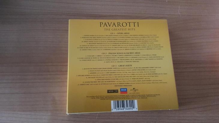 Pavaroti the Greatest hits 3x cd, CD - Hudba
