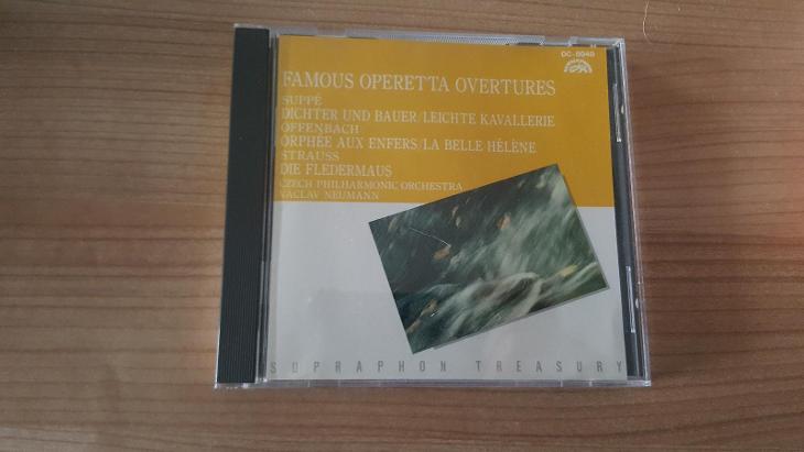 Famous operetta overtures, CD - Hudba