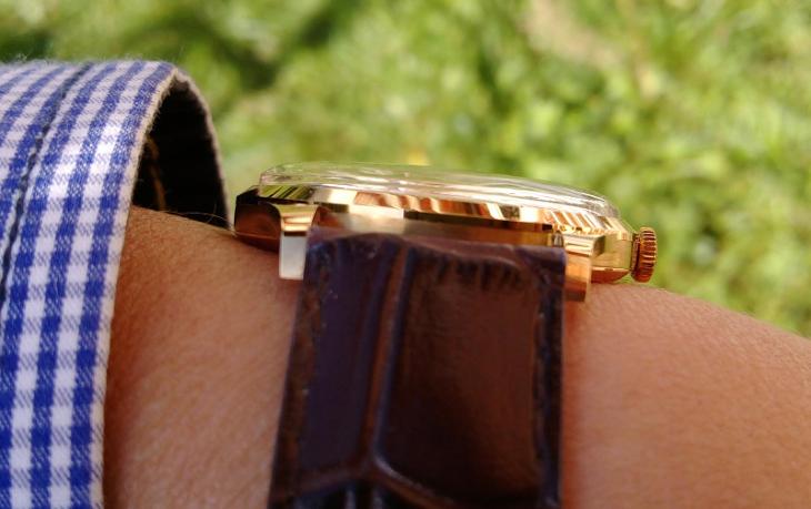 Zlaté Hodinky IWC Schaffhausen, 14K Zlato, Styl Calatrava, Servisováno - Šperky a hodinky