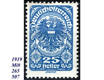 Rakousko 1919, znak-orlice