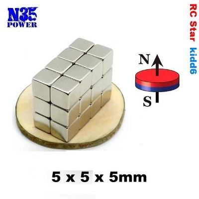 Neodymový magnet 5x5x5mm