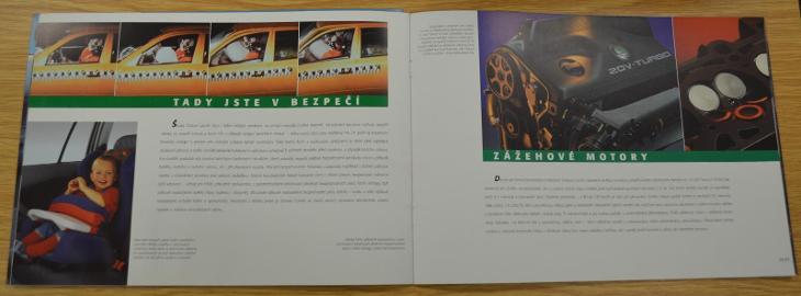 ŠKODA OCTAVIA / OCTAVIA COMBI - PŘEDSTAVENÍ VOZU- PROSPEKT A4 (7/1998)