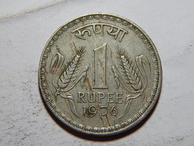 Indie 1 Rupee 1976 bz XF č23782