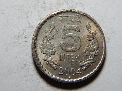 Indie 5 Rupees 2004 diamant XF č23316