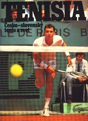 Kniha Tenisia - Československá tenis a svet (1990) A4 hodně fotek