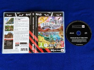 PC - ROLLERCOASTER TYCOON 3 DELUXE EDITION - 3x hra (retro 2004) Top
