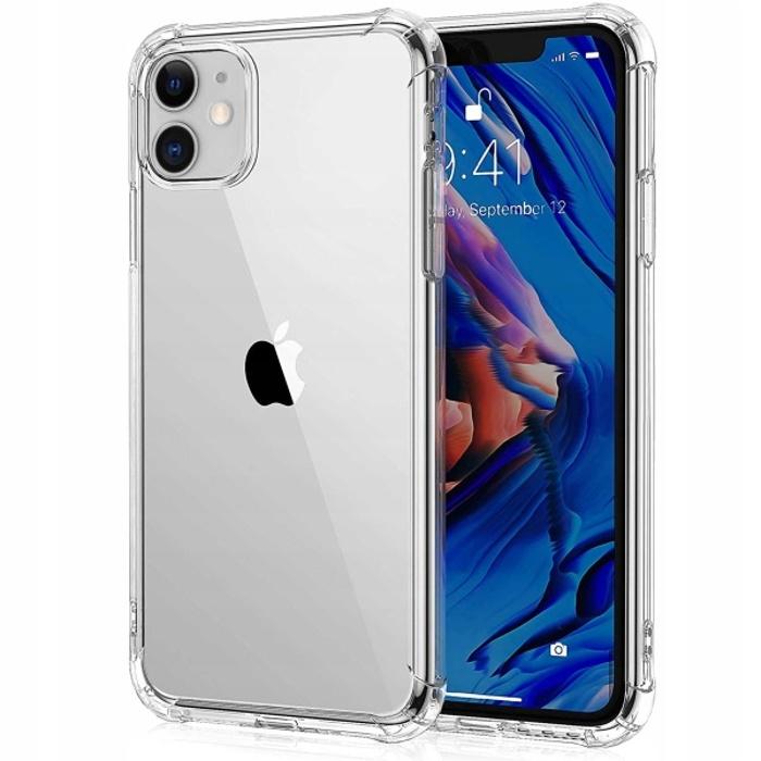 Zosilnený silikónový kryt Shock Case + tvrdené sklo pre iPhone 11 - undefined