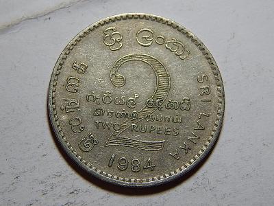 Srí Lanka 2 Rupees 1984 XF č23733