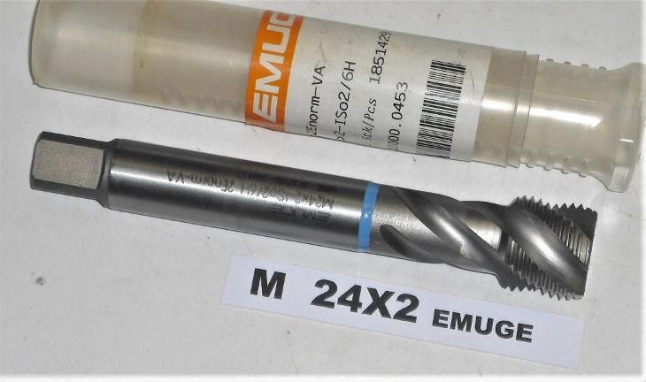 Závitník strojní spirálový  EMUGE  M 24X2 - Průmysl