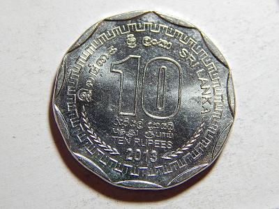 Srí Lanka 10 Rupees 2013 UNC č28418
