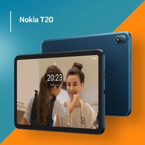 TABLET NOKIA T20 (4/64GB, wifi, LTE, nový, záruka) + 128 GB a pouzdro!