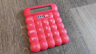 Kalkulačka XXX Lutz gumová, zajímavá
