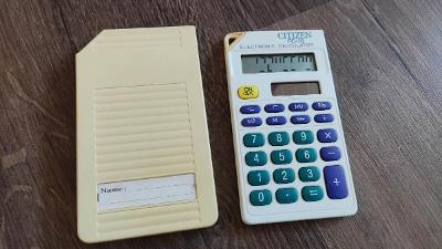 CITIZEN FC-10 mini historická kalkulačka s obalem