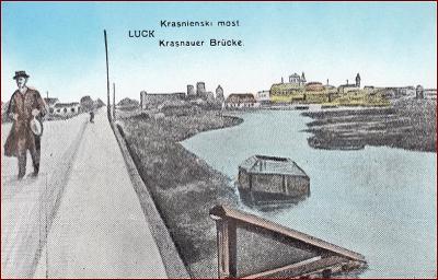 Luck * Krasnauer Brücke, lidé, část města * Ukrajina * Z304