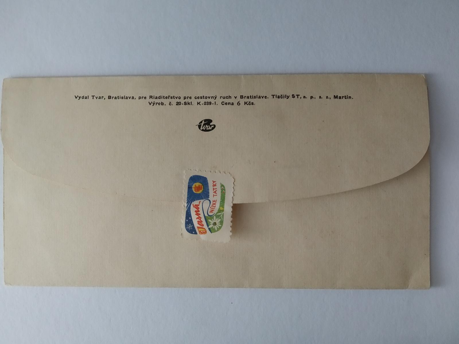 Prostorová pohlednice V. Kubašta Nízké Tatry Jasná Liptovský Mik. Vlak - Pohlednice místopis