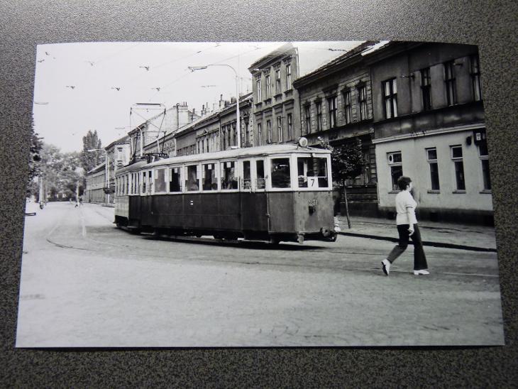 Tramvaj, vlečný vůz č. 231, Brno 6.1971 - Ostatní sběratelské předměty