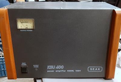 Zesilovač KSU400 SEAK k rozhlas. ústředně MRU - 400 W
