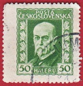 ČSR I - T.G. MASARYK 1925 - 50h.