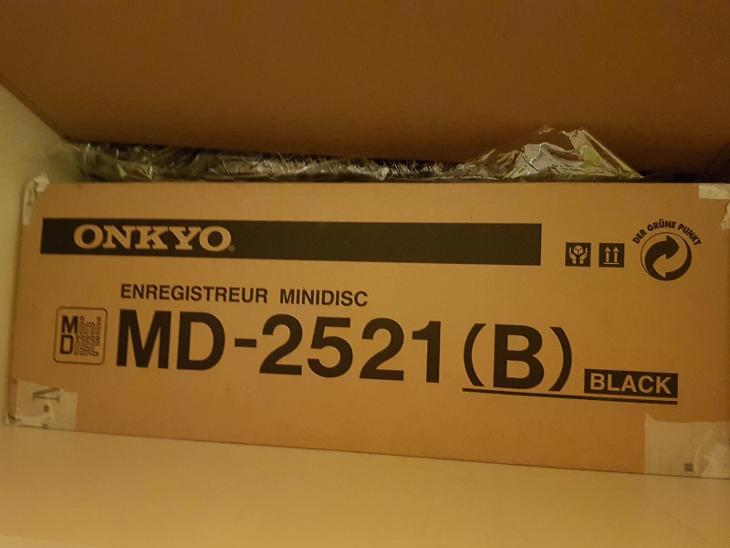 Minidisk Recorder Nový ONKYO MD-2521 černý Hi-Fi Made in Japan - Hi-Fi komponenty
