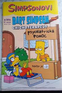 komiks Simpsonovi - Bart Simpson chichoterapeut