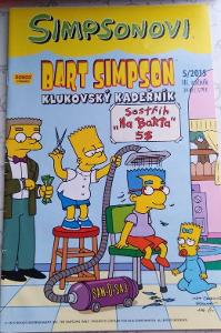 komiks Simpsonovi - Bart Simpson klukovský kadeřník