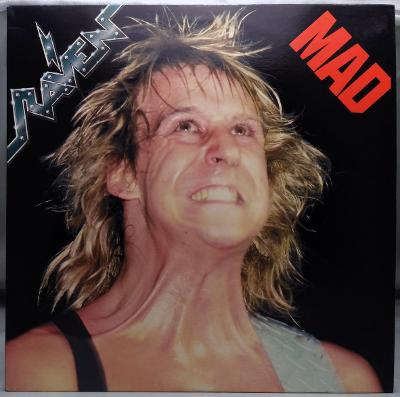 Raven – Mad 1986 Canada press Vinyl LP