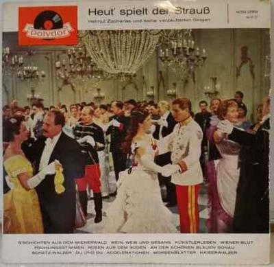 LP Helmut Zacharias - Zacharias Plays Strauss, 1959 EX