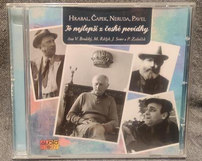CD - Hrabal, Čapek, Neruda, Pavel - Povídky, CD nové-ve folii