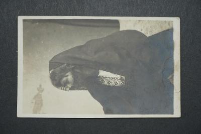 Pohlednice Zahalení žena v černém x10581