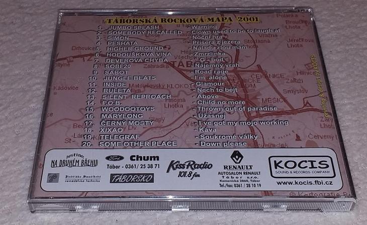 CD Táborská rocková mapa 2001 - Hudba