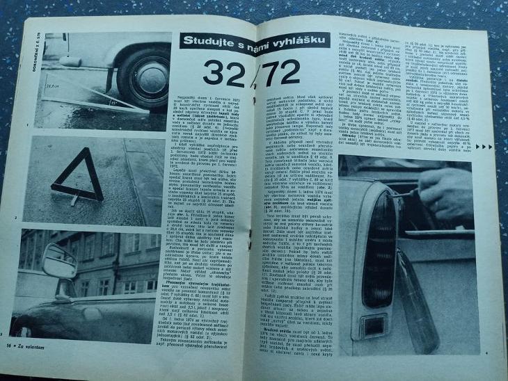 Za volantem 1973/3, Fiat 850 126 Škoda 100 Tatra 613 603 148 Trabant