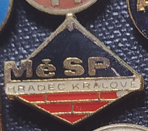 P112 Odznak MěSP Hradec Králové  1ks 